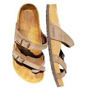 Birkenstock Taupe Suede Sandals | Women's Size
(See Measurements)